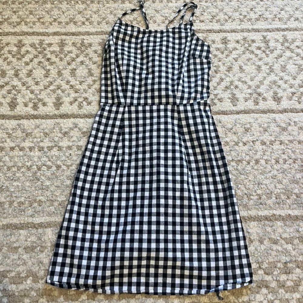 Black and White Checkered Dress